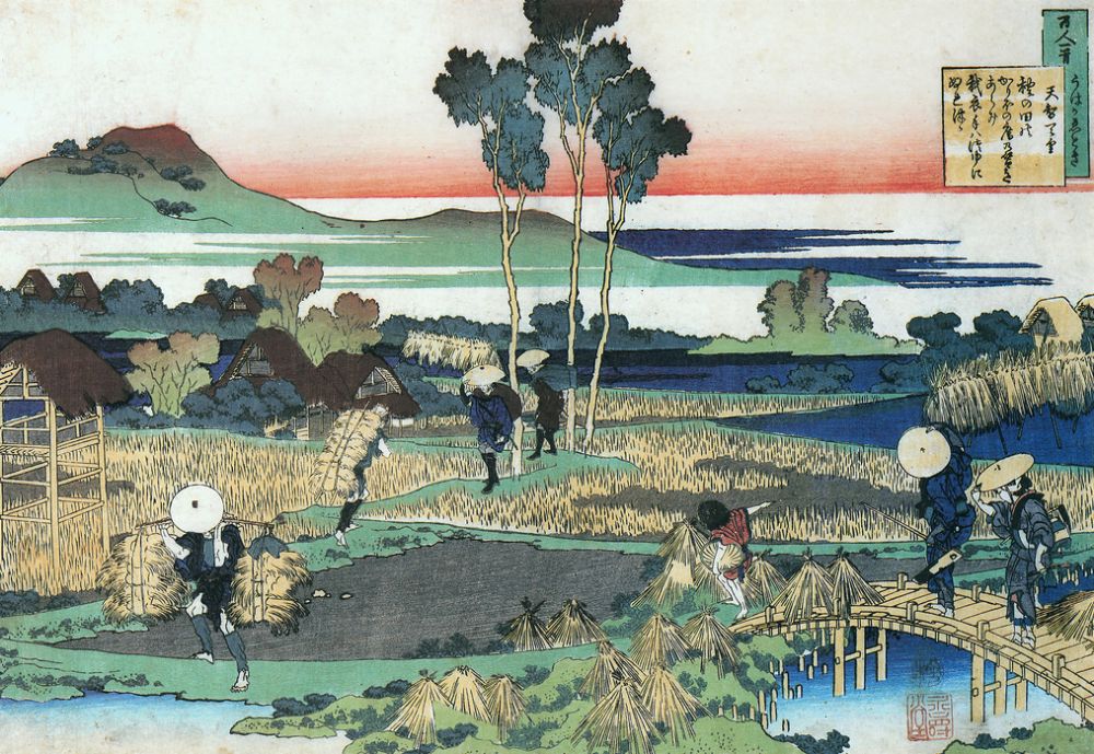 PHOTOWALL / Peasants in Autumn - Katsushika Hokusai (e317002