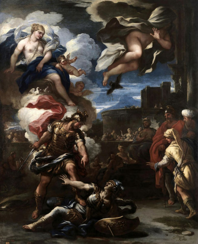PHOTOWALL / Aeneas defeats Turnus - Luca Giordano (e317027)
