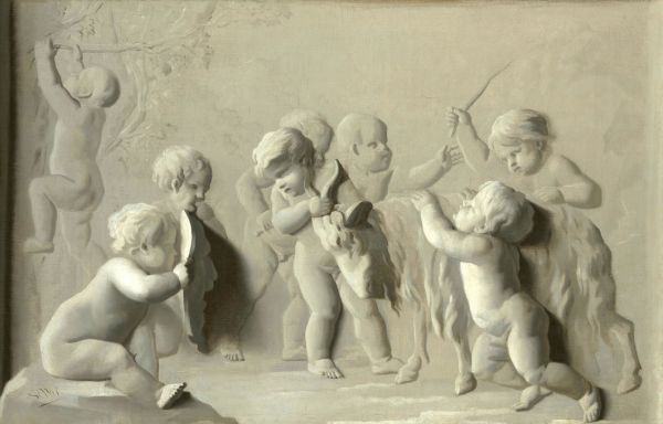 PHOTOWALL / Children Playing - Jacob de Wit (e317049)