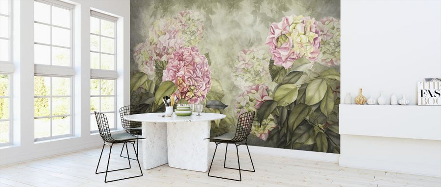 PHOTOWALL / Pink Hortensia (e317388)