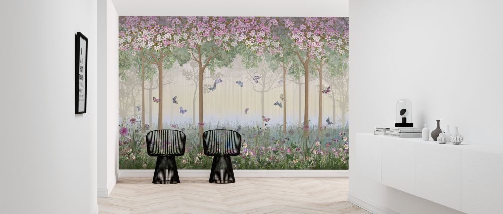 PHOTOWALL / Butterflies in Hazy Meadow (e317396) | 輸入壁紙