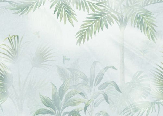 PHOTOWALL / Foggy Jungle - Leafy (e317746)