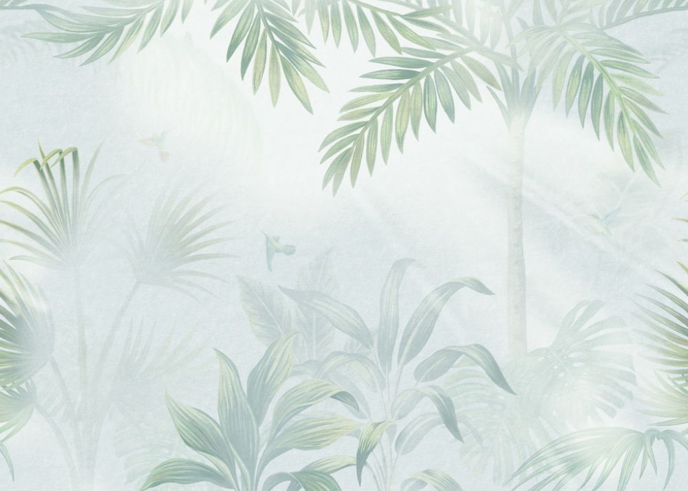 PHOTOWALL / Foggy Jungle - Leafy (e317746) | 輸入壁紙専門店 WALPA