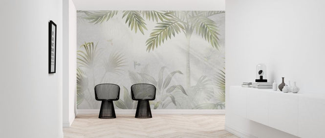 PHOTOWALL / Foggy Jungle - Olive (e317747)