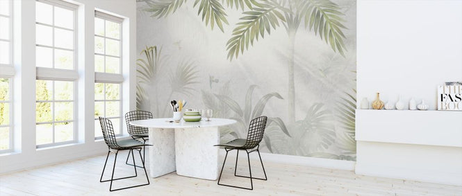 PHOTOWALL / Foggy Jungle - Olive (e317747)