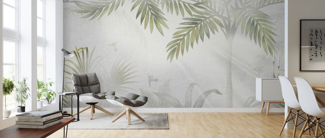 PHOTOWALL / Foggy Jungle - Olive (e317747)
