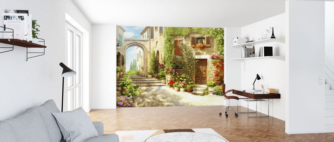 PHOTOWALL / Beautiful Flower House (e317648)