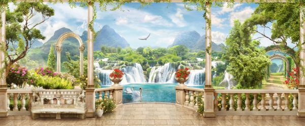 PHOTOWALL / Stunning Waterfalls (e317651)