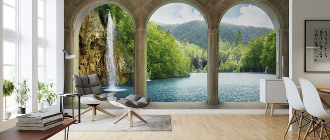 PHOTOWALL / Waterfall behind Vault (e317663)