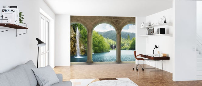 PHOTOWALL / Waterfall behind Vault (e317663)