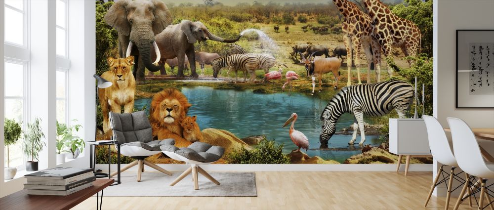 PHOTOWALL / Fantasy Savanna Animals (e317693) | 輸入壁紙専門店