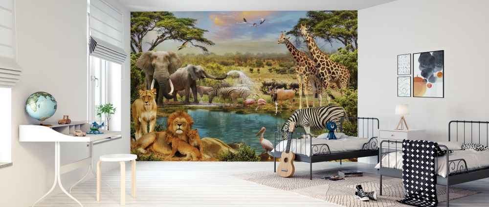 PHOTOWALL / Fantasy Savanna Animals (e317693) | 輸入壁紙専門店