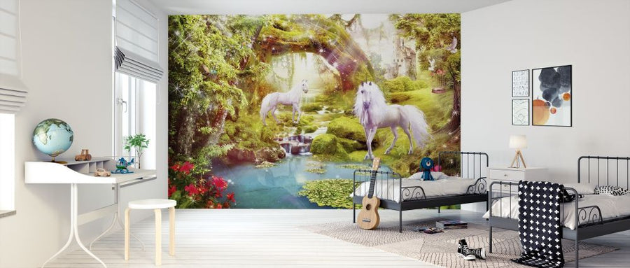 PHOTOWALL / Unicorns in Dreamy Landscape (e317712)