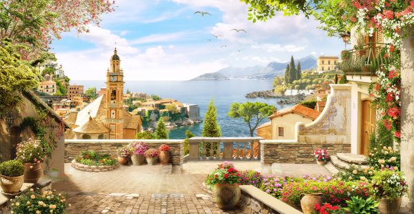 PHOTOWALL / Stunning View of Amalfi (e317732)