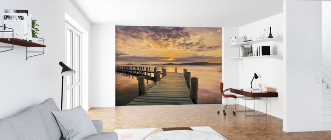 PHOTOWALL / Pier in Sunset (e317993)