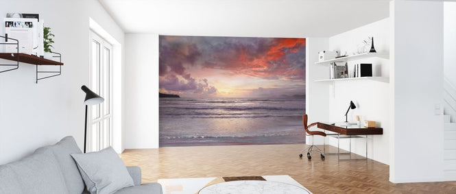 PHOTOWALL / Fiery Orange Sunset (e317997)