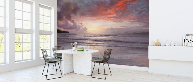 PHOTOWALL / Fiery Orange Sunset (e317997)
