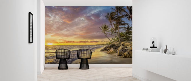 PHOTOWALL / Palm Tree in Sunset (e318002)
