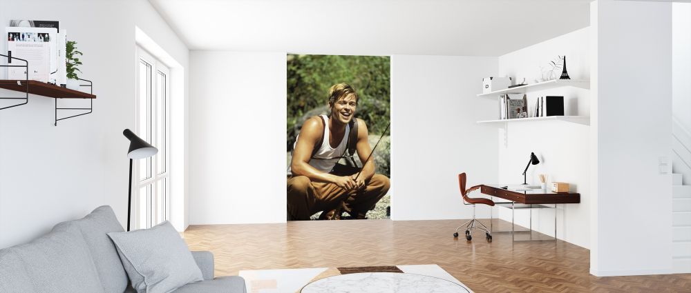 PHOTOWALL / Fishing - Brad Pitt (e317124) | 輸入壁紙専門店 WALPA