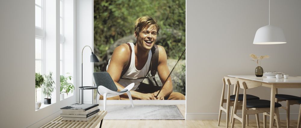 PHOTOWALL / Fishing - Brad Pitt (e317124) | 輸入壁紙専門店 WALPA