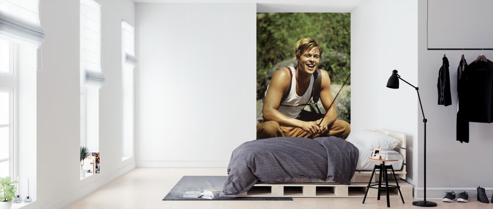 PHOTOWALL / Fishing - Brad Pitt (e317124) | 輸入壁紙専門店 WALPA