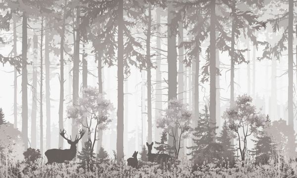 PHOTOWALL / Forest Silhouettes (e318259)
