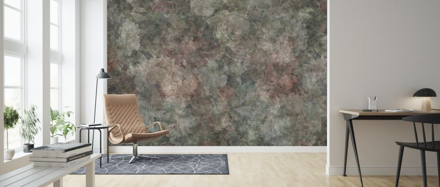 PHOTOWALL / Contour Flower Mesh - Murky (e318261)