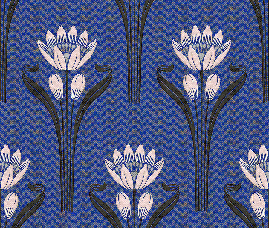 Isidore Leroy / Heritage Tulipes Bleu 6240407