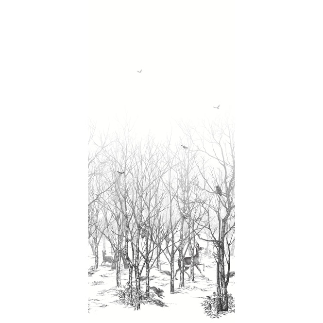 Isidore Leroy / NATURELS / FORET ENCHANTEE Gris 6241604 【Aセット(3パネル)】