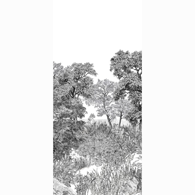 Isidore Leroy / Panoramiques 2020 / FORET DE BRETAGNE Grisaille A 6243008【Aセット(3パネル)】