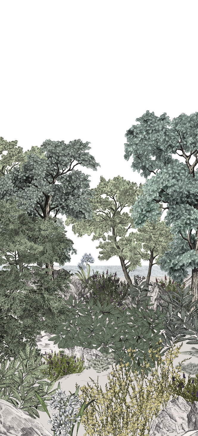 Isidore Leroy / Panoramiques 2020 / FORET DE BRETAGNE Naturel A 6243012【Aセット(3パネル)】