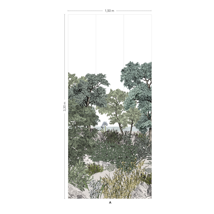 Isidore Leroy / Panoramiques 2020 / FORET DE BRETAGNE Naturel A 6243012【Aセット(3パネル)】