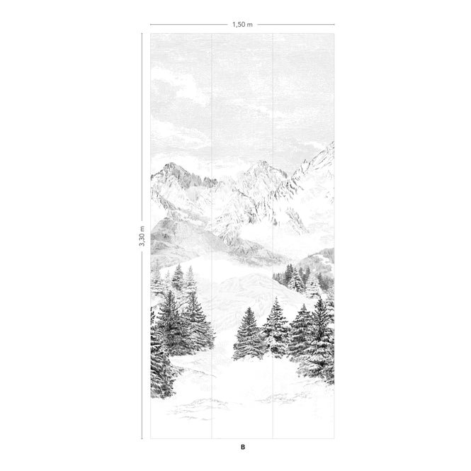 Isidore Leroy / NATURELS / LES CIMES B 6243802【Bセット(3パネル)】