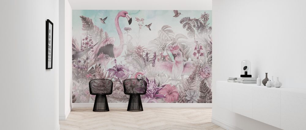 PHOTOWALL / Giant Flamingo - Pink (e318422) | 輸入壁紙専門店