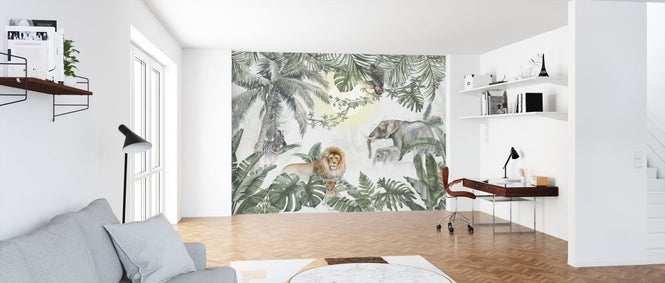 PHOTOWALL / Jungle Animals - Olive (e318427)