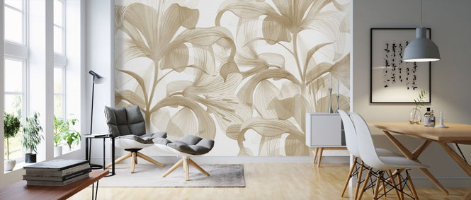 PHOTOWALL / Lilies Whisper - Sepia (e318430)