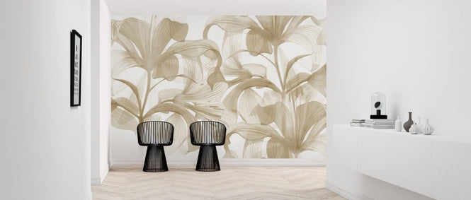 PHOTOWALL / Lilies Whisper - Sepia (e318430)