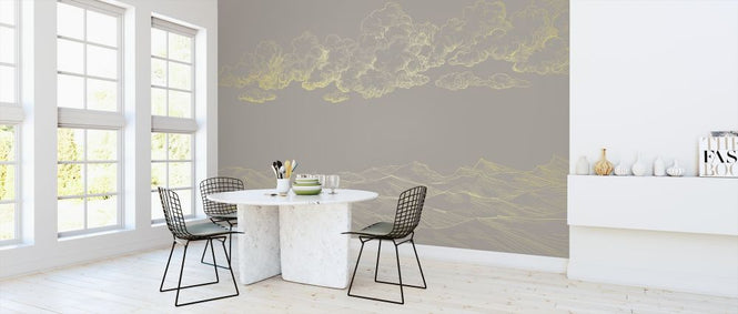 PHOTOWALL / Between Clouds and Earth - Beige (e318441)