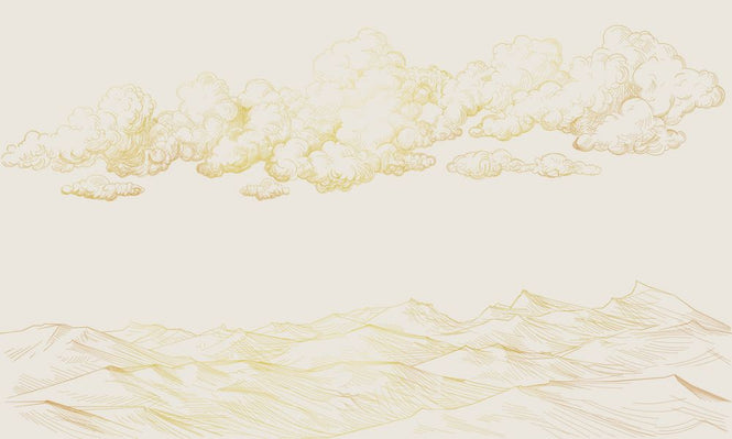 PHOTOWALL / Between Clouds and Earth - Soft Beige (e318443)
