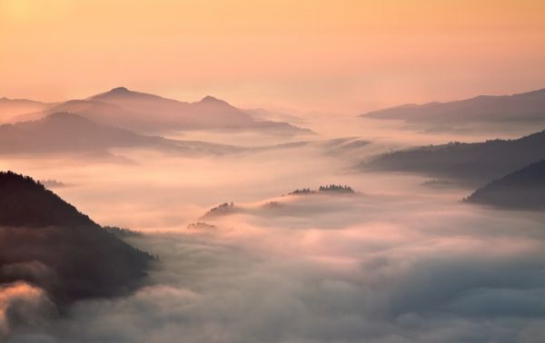 PHOTOWALL / Foggy Morning in the Mountains (e317608)