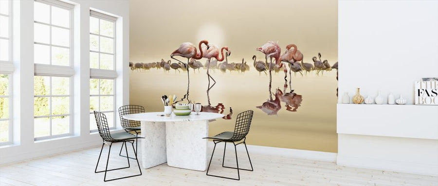 PHOTOWALL / Flamingos (e317782)