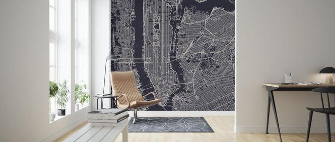 PHOTOWALL / New York City Map (e318225)