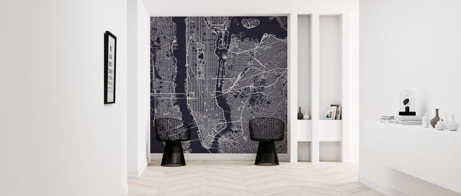 PHOTOWALL / New York City Map (e318225)