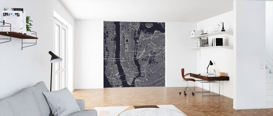 PHOTOWALL / New York City Map (e318225)