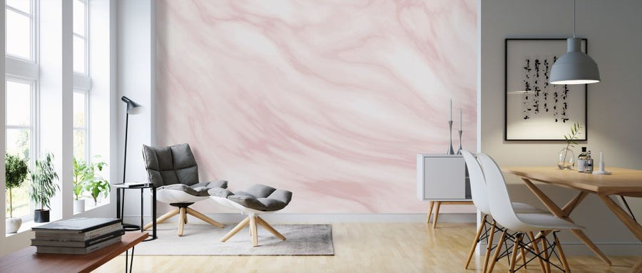 PHOTOWALL / White and Pink Marble (e318226)