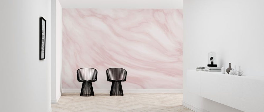 PHOTOWALL / White and Pink Marble (e318226)