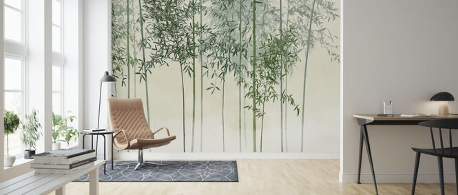 PHOTOWALL / Bamboo Trees View - Green (e318691)