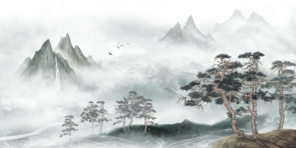 PHOTOWALL / Misty Landscape (e318730)
