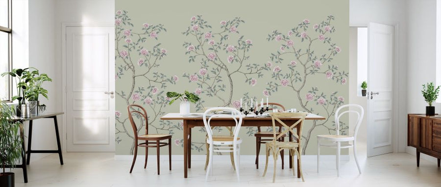 PHOTOWALL / Floraison Chinoiserie - Pea (e318732)