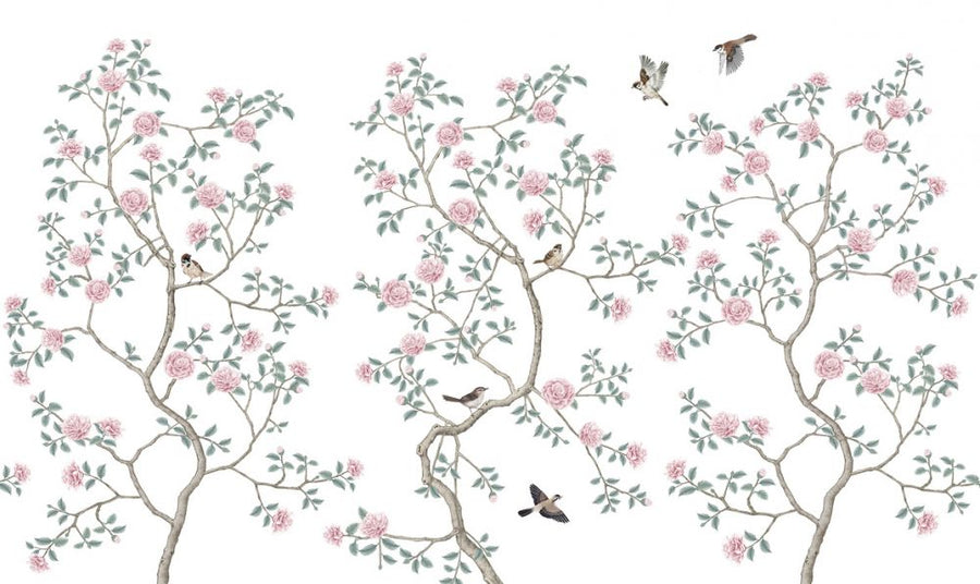 PHOTOWALL / Floraison Chinoiserie Birds (e318736)